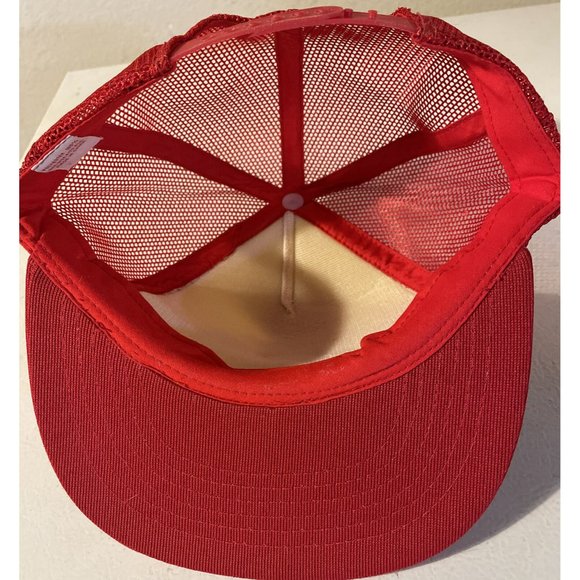 Vintage 80s Seagram's Cooler Mesh Trucker Hat Citrus & White Wine Beverage - Picture 8 of 9